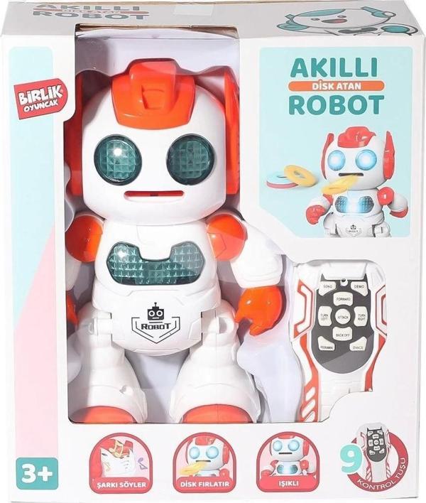 Birlik Oyuncak 606-30 Kumandalı Programlanabilir Disk Atan Akıllı Robot  - Image 1