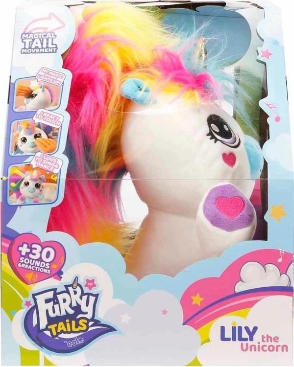 72033 Lily Sesli ve Işıklı Unicorn Peluş - Image 1