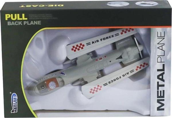 HW777-19B Metal Çek Bırak Uçak -Canem Oyuncak - Image 1
