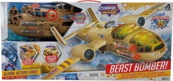 33938 The Corps Universe Beast Bomber Sesli ve Işıklı Askeri Uçak - Image 1