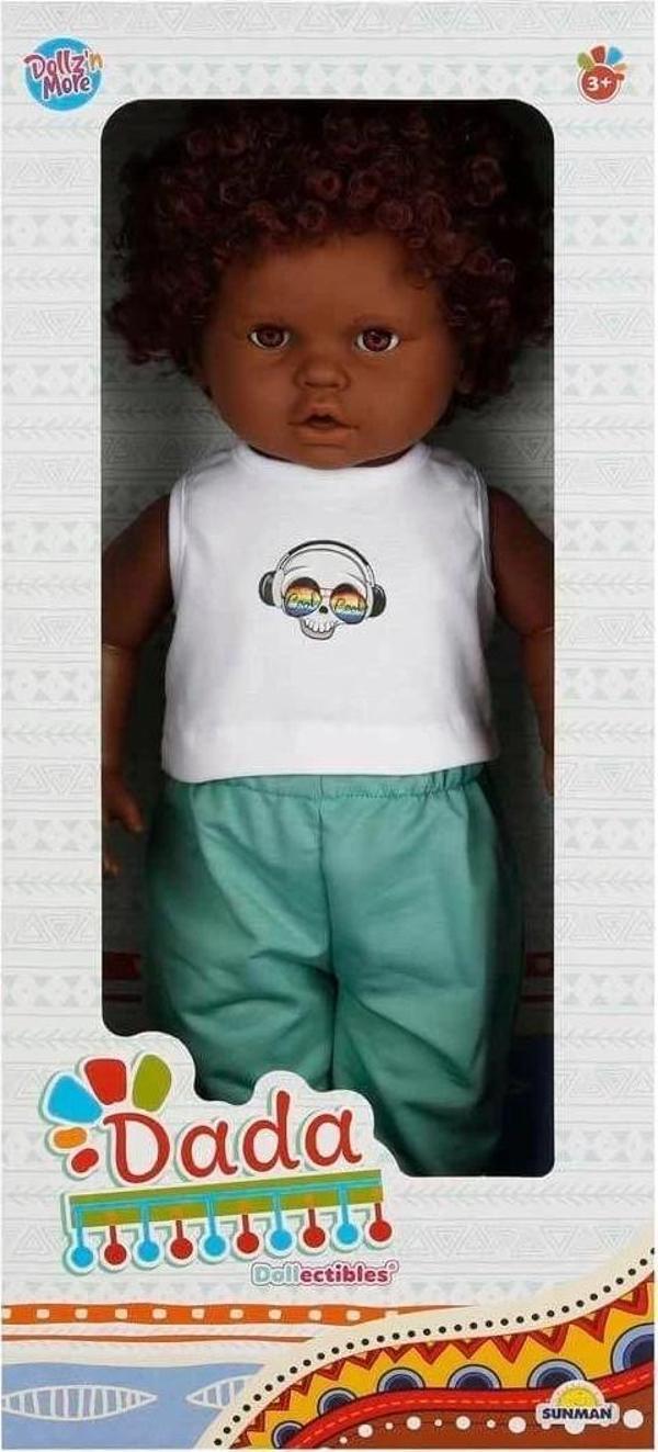 1060091 Dada Kıvırcık Saçlı Bebek 60 cm -Sunman - Image 1