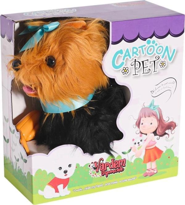 PFT-B267 Tasmalı Yürüyen Peluş Köpek -Vardem - Image 1