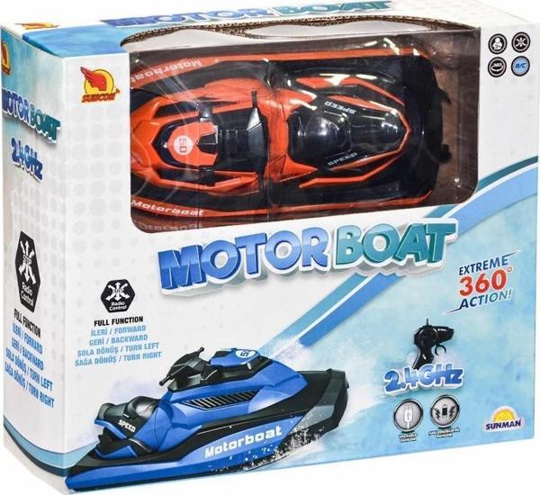 3328 Kumandalı Işıklı Motorboat 2.4GHz -Sunman - Image 1