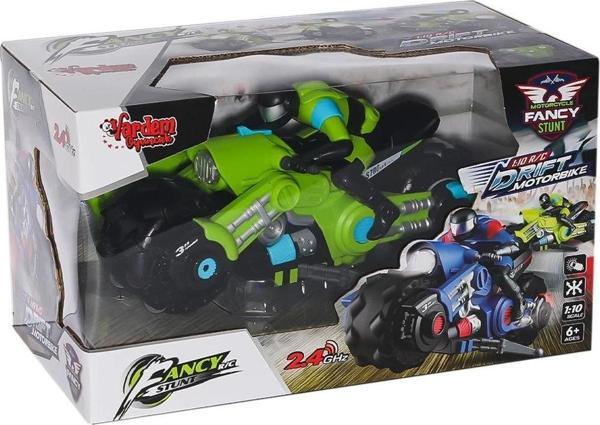HB-MK10A01-02 Kumandalı Şarjlı Motorsiklet Fancy Stunt 1:10 -Vardem Oyuncak - Image 1