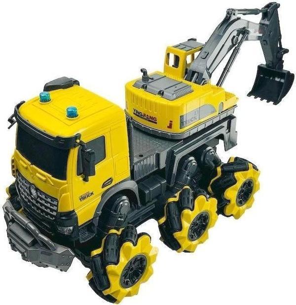 YJ-075-4 1:14 Uzaktan Kumandalı Full Fonksiyon 2.4G Kamyon Kazıcı -Vardem - Image 1