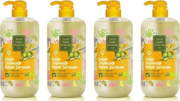Eyüp Sabri Tuncer 4'lü Zeytinyağlı Bebek Şampuanı 600 ml - Image 1