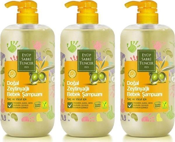 Eyüp Sabri Tuncer Bebek Şampuanı 600 ml x 3 - Image 1