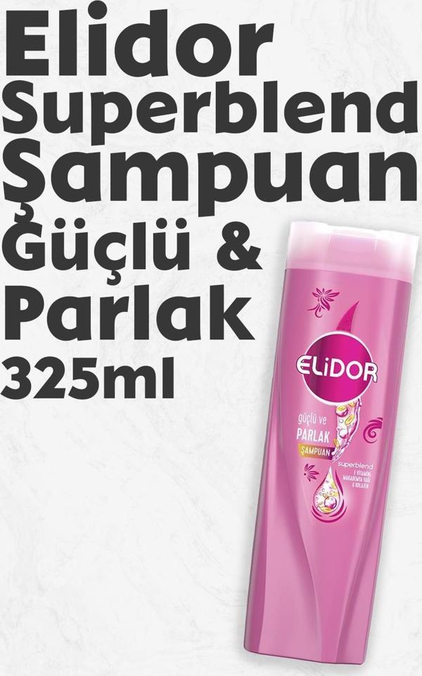 Elidor Superblend Güçlü ve Parlak Şampuan 325 ml - Image 1