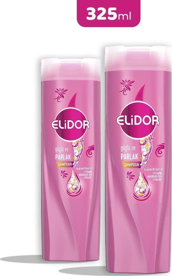 Elidor Superblend Güçlü ve Parlak Şampuan 325 ml x 2 - Image 1