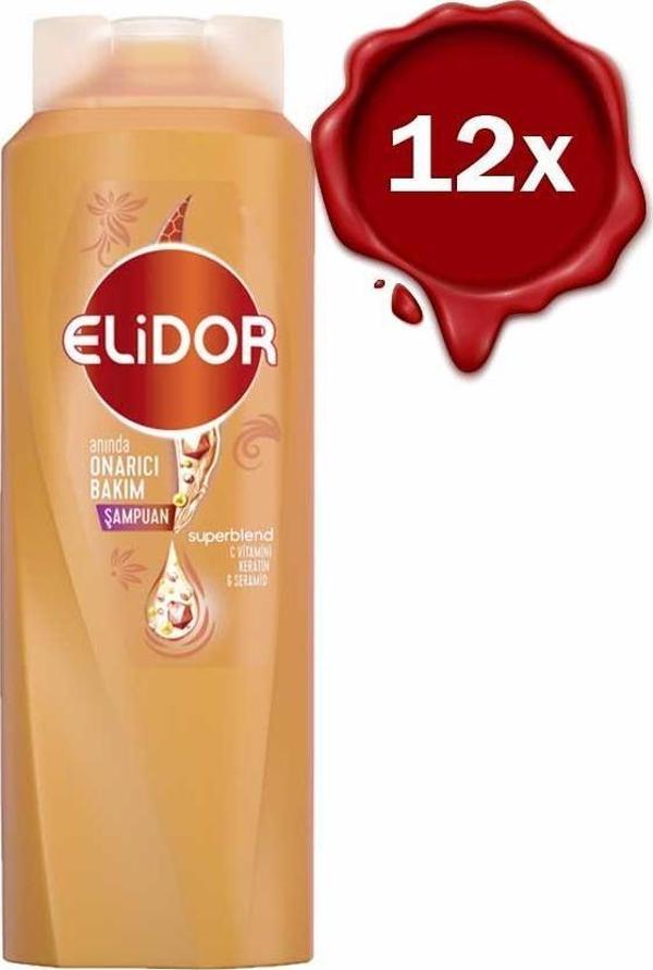 Elidor Superblend Saç Bakım Şampuanı Anında Onarıcı Bakım x 12 - Image 1