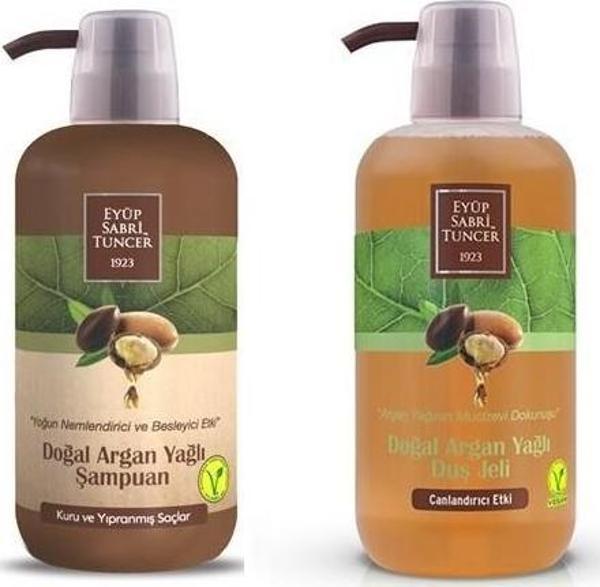 Eyüp Sabri Tuncer Argan Yağlı Şampuan ve Duş Jeli 600 ML - Image 1