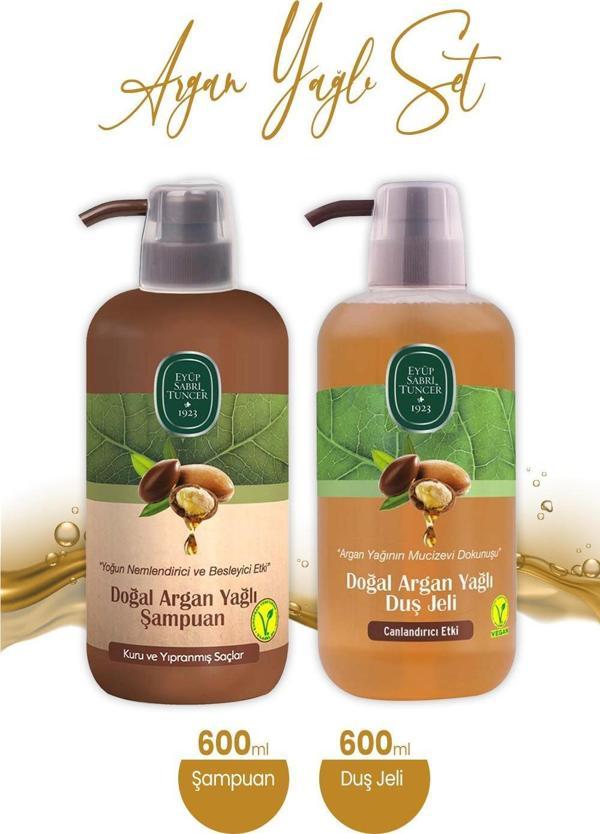 Eyüp Sabri Tuncer Doğal Argan Yağlı Şampuan ve Duş Jeli - Image 1