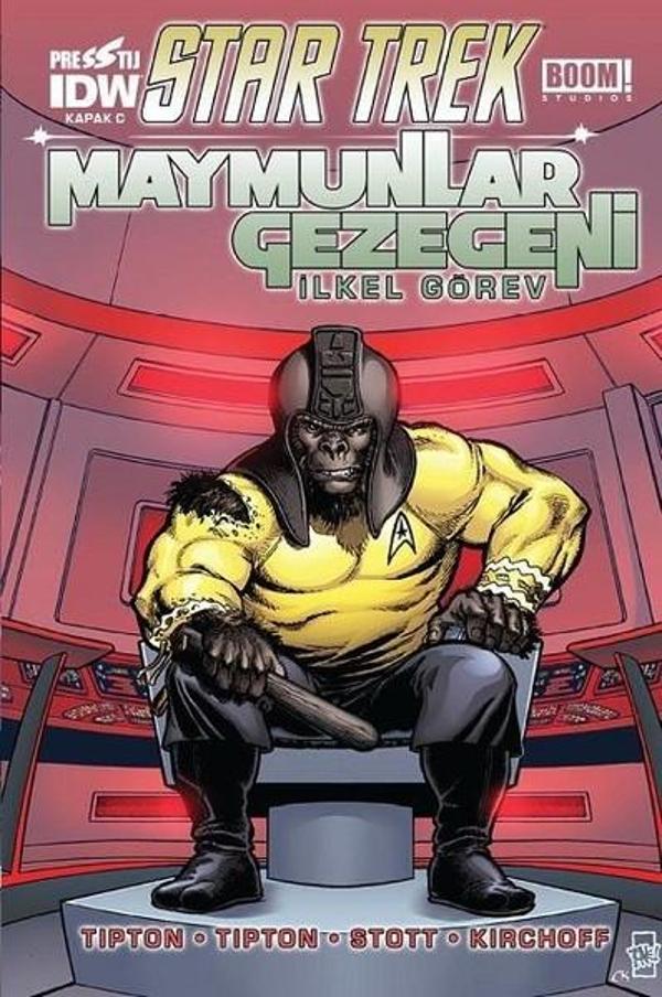 Maymunlar Gezegeni-Kapak C - Presstij Kitap - Image 1