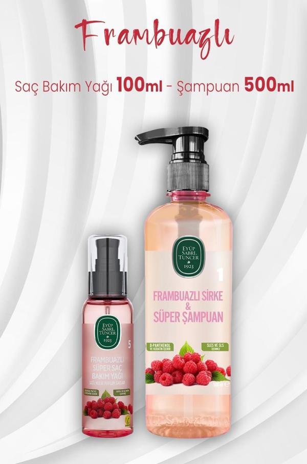 Eyüp Sabri Tuncer Frambuazlı Saç Yağı 100 ml Ve Şampuan 500 ml - Image 1