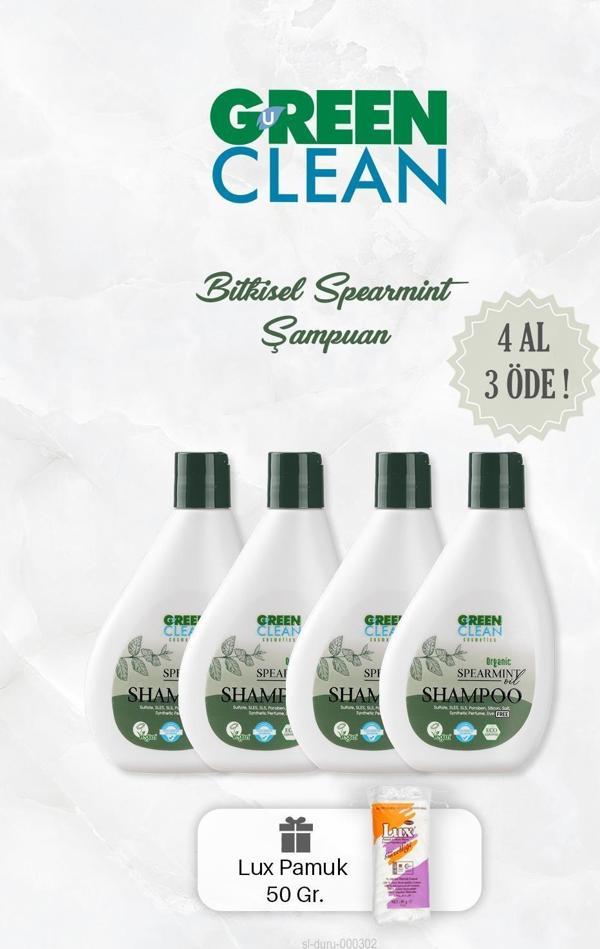 Green Clean Bitkisel Şampuan Spearmint 275 ml - Image 1