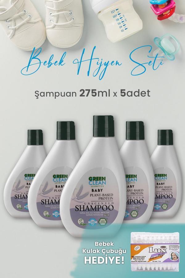 Green Clean Baby Şampuan 275 ml x 5 Adet ve Hediyeli - Image 1