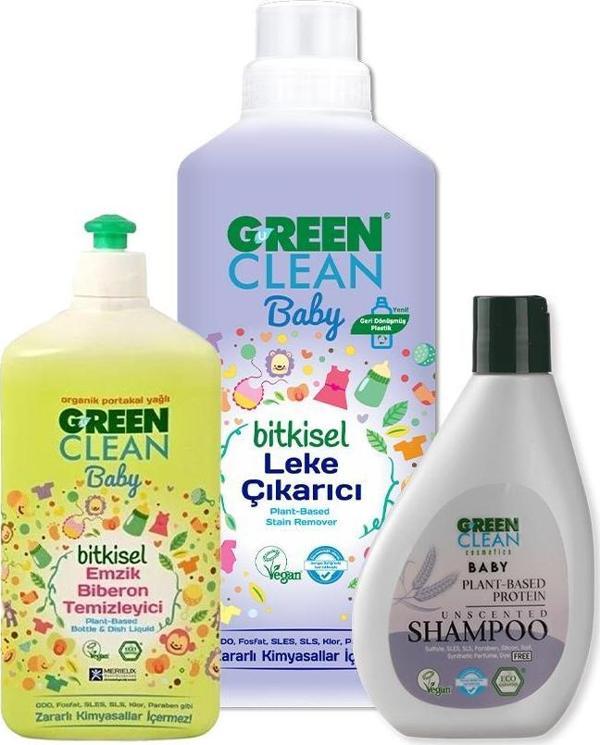 Green Clean Baby Şampuan, Leke Çıkarıcı ve Biberon Temizleyici - Image 1