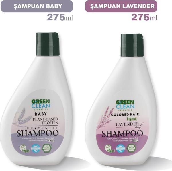 Green Clean Baby ve Lavender Şampuan 275 ml - Image 1