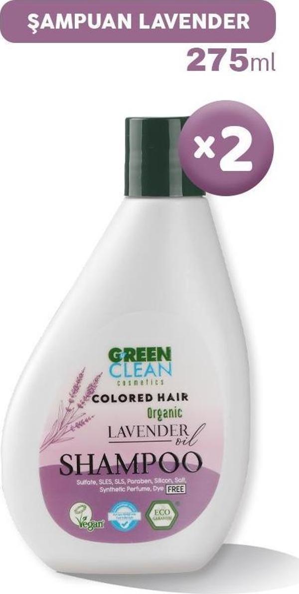 Green Clean Şampuan Lavender 275 ml x 2 - Image 1