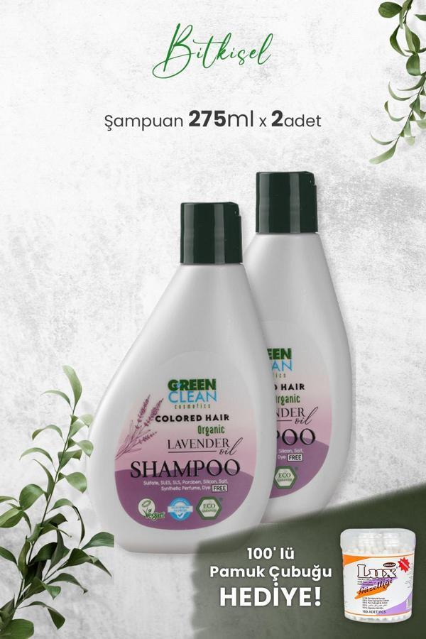 Green Clean Şampuan Lavender 275 ml x 2 Adet ve Hediyeli - Image 1