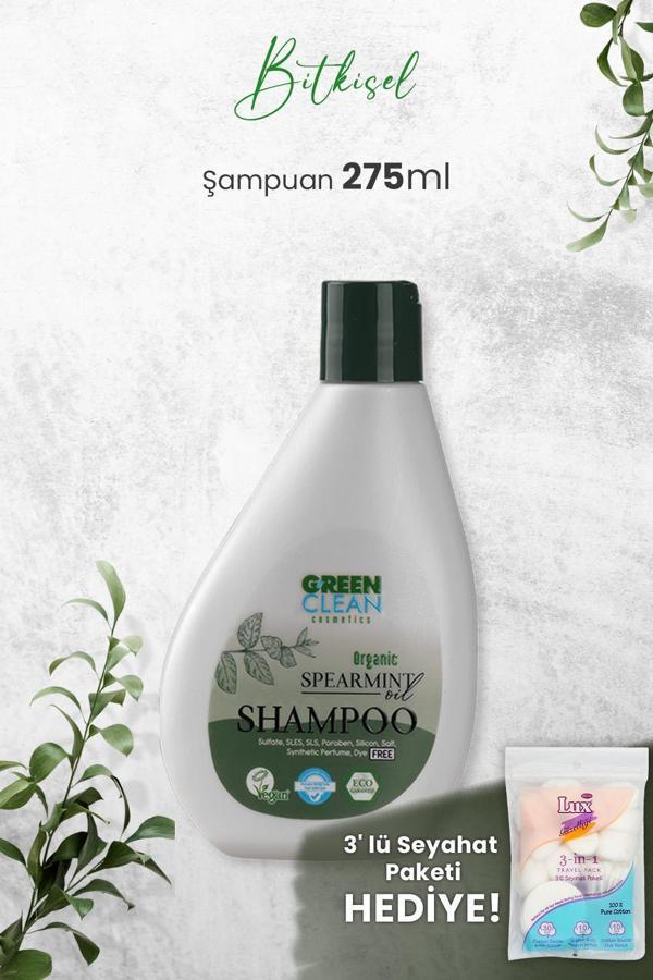 Green Clean Şampuan Spearmint 275 ml ve Hediyeli - Image 1