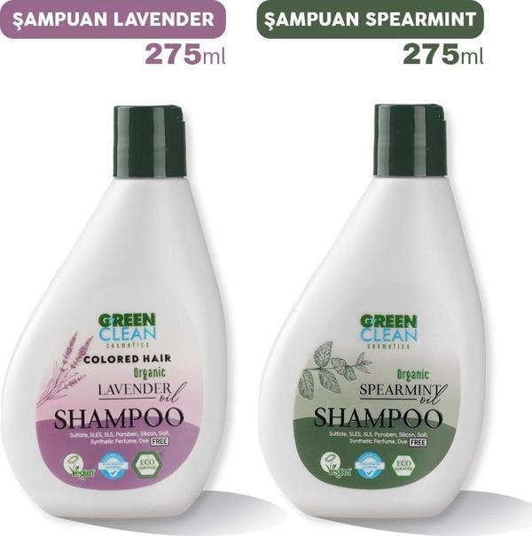 Green Clean Şampuan Spearmint ve Lavender 275 ml - Image 1