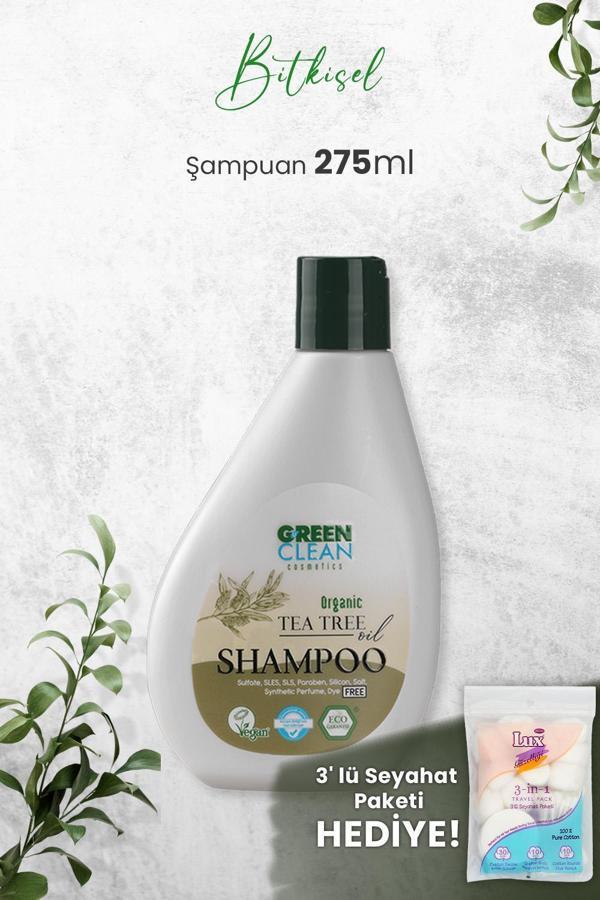 Green Clean Şampuan Tea Tree 275 ml  ve Hediyeli - Image 1