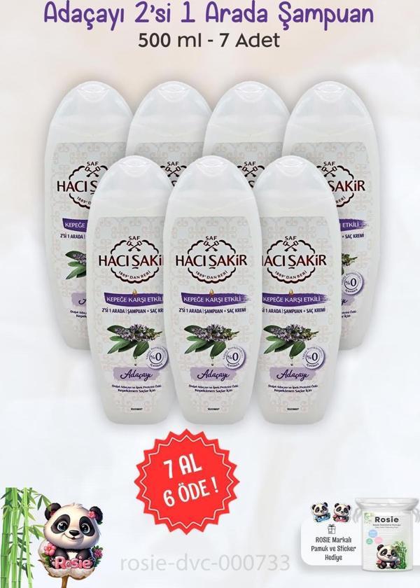 Hacı Şakir Adaçayı 2si 1 Arada Şampuan Kepeğe Karşı 500 ml ve ROSIE - Image 1