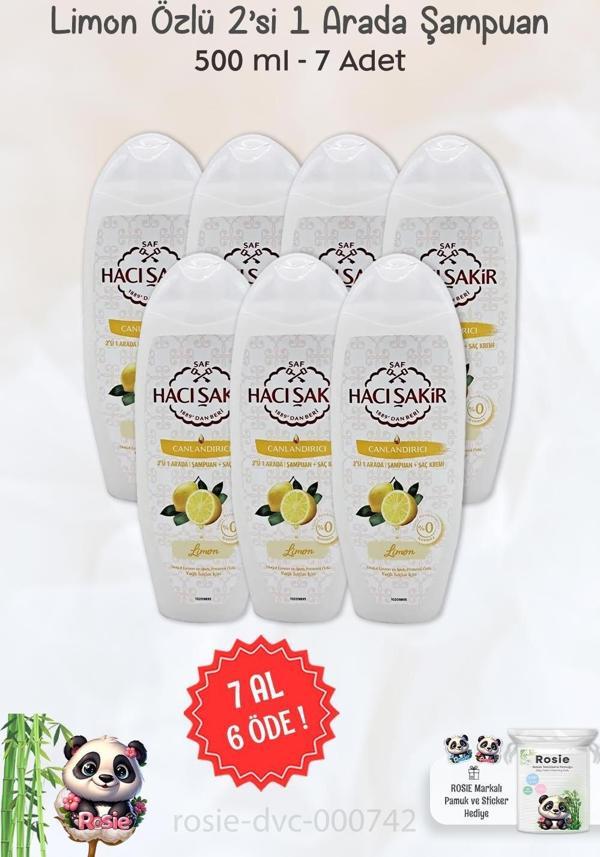 Hacı Şakir Limon 2si 1 Arada Şampuan Canlandırıcı 500 ml ve ROSIE - Image 1