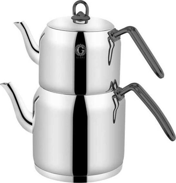 Glore P04 Modena Orta Boy Çaydanlık-Füme - Image 1