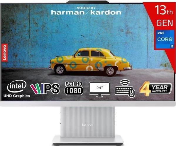 Ideacentre Aıo 24IRH9 Intel Core I7 13620H 64GB Ddr5 2tb SSD Intel UHD WIN11PRO 23.8 IPS Fhd F0HN0056TR Bilgisayar - Image 1