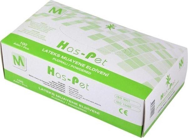 Has-Pet Haspet Pudralı Lateks Eldiven - M - Image 1