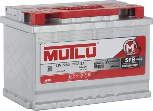 Mutlu 12 Volt 72 Amper SFB Son Teknoloji Üretim Yılı: 2024 - Eski Akü İadesiz - Image 1