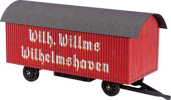 Busch Maket Model Araç Möbelanhanger red 1/87 HO (59964) - Image 1