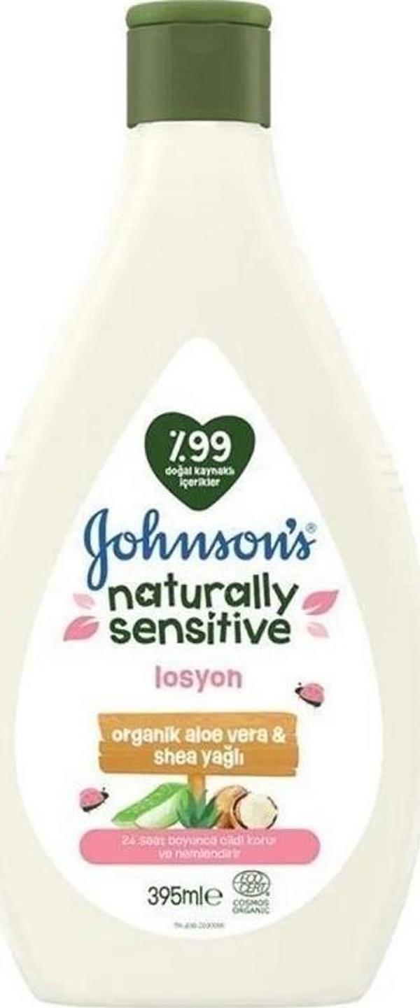 Johnsons Baby Naturally Sensitive Vücut Losyonu 395 Ml - Image 1