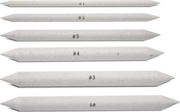 Pastel Dağıtıcı ve Kaynaştırma Kalem Seti - 6 Parça - Image 1