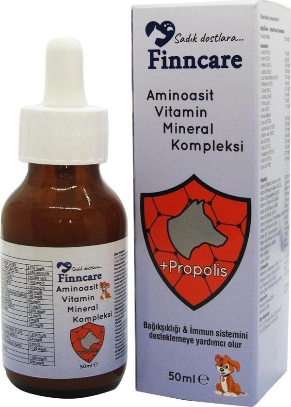 Aminoasit Vitamin Mineral Kompleksi Kedi Köpek ve Kuşlar İçin 50ml. - Image 1