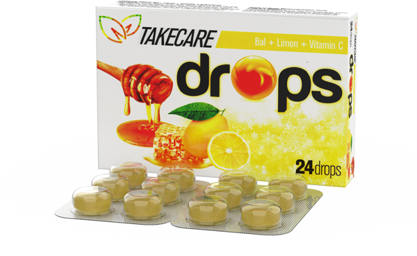 Bal Limon aromalı Vitamin C içeren 24'lü DROPS 3'lü Paket - Image 1