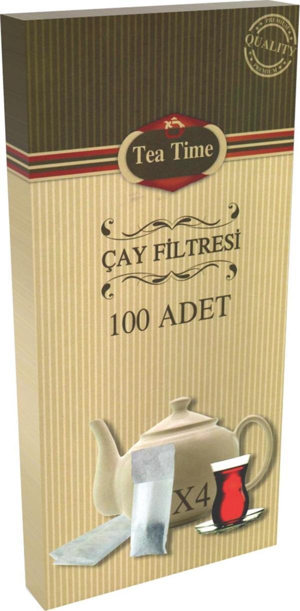 Çay Filtresi 4 Paket 100'lü Fırsat Paketi Büyük Boy L - Image 1