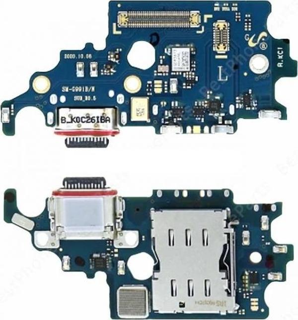 Samsung S21 Şarj Soket Mikrofon Bordu G991 - Image 1
