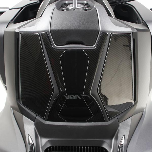 GP Kompozit Honda ADV 350 2023-2024 Uyumlu Tank Pad Seti Karbon - Image 1