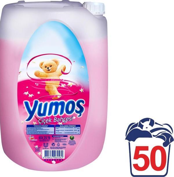 Yumoş Çamaşır Yumuşatıcısı Çiçek Bahçesi 5 Lt - Image 1