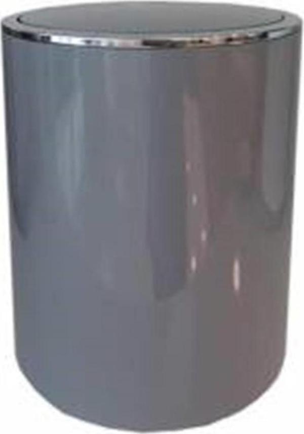 Primanova Lenox Çöp Kovası 6 Lt Gri M-E35-07 - Image 1
