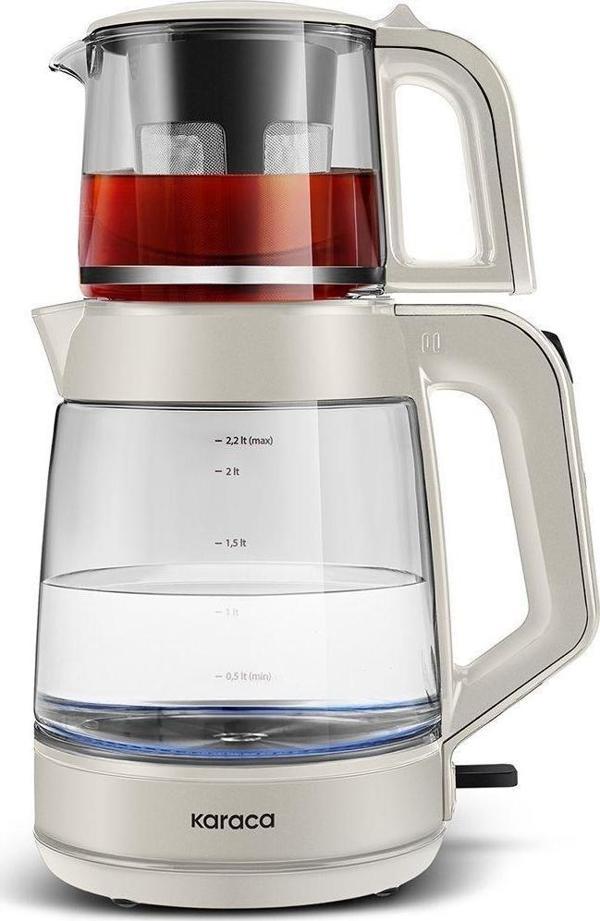 Karaca Glass Tea XL 2in1 Starlight Cam Çay Makinesi - Image 1