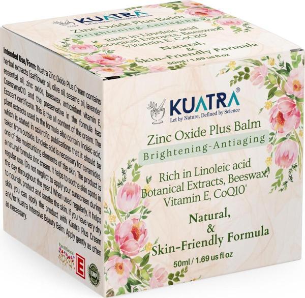 Kuatra Çinko Oksit Plus Balm (Leke Karşıtı, Canlandırıcı Nemlendirici Günlük Bakım- Doğal İçerik) - Image 1