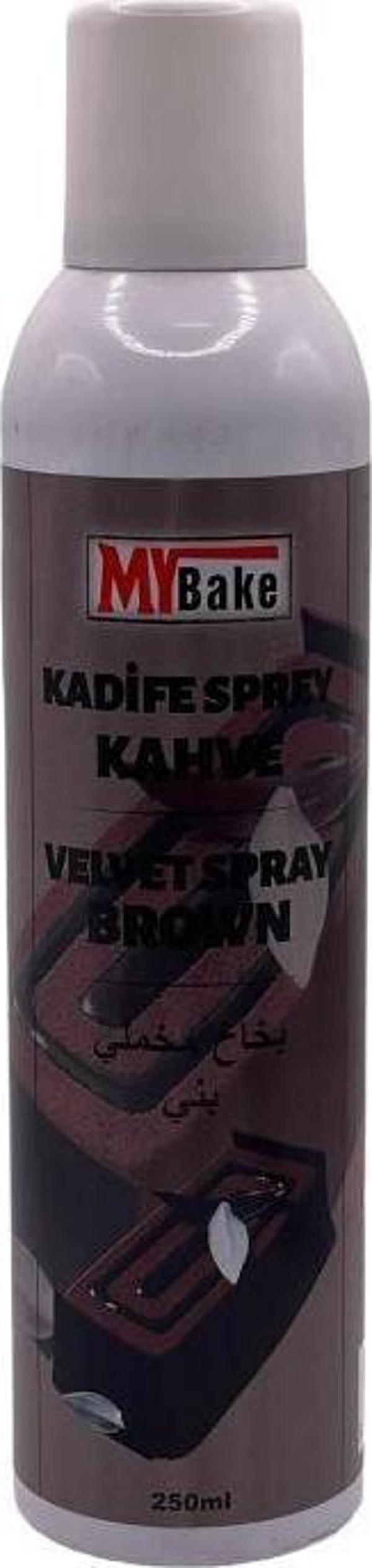 MY BAKE KAHVE KADİFE GIDA BOYASI SPREY 250 ML - Image 1