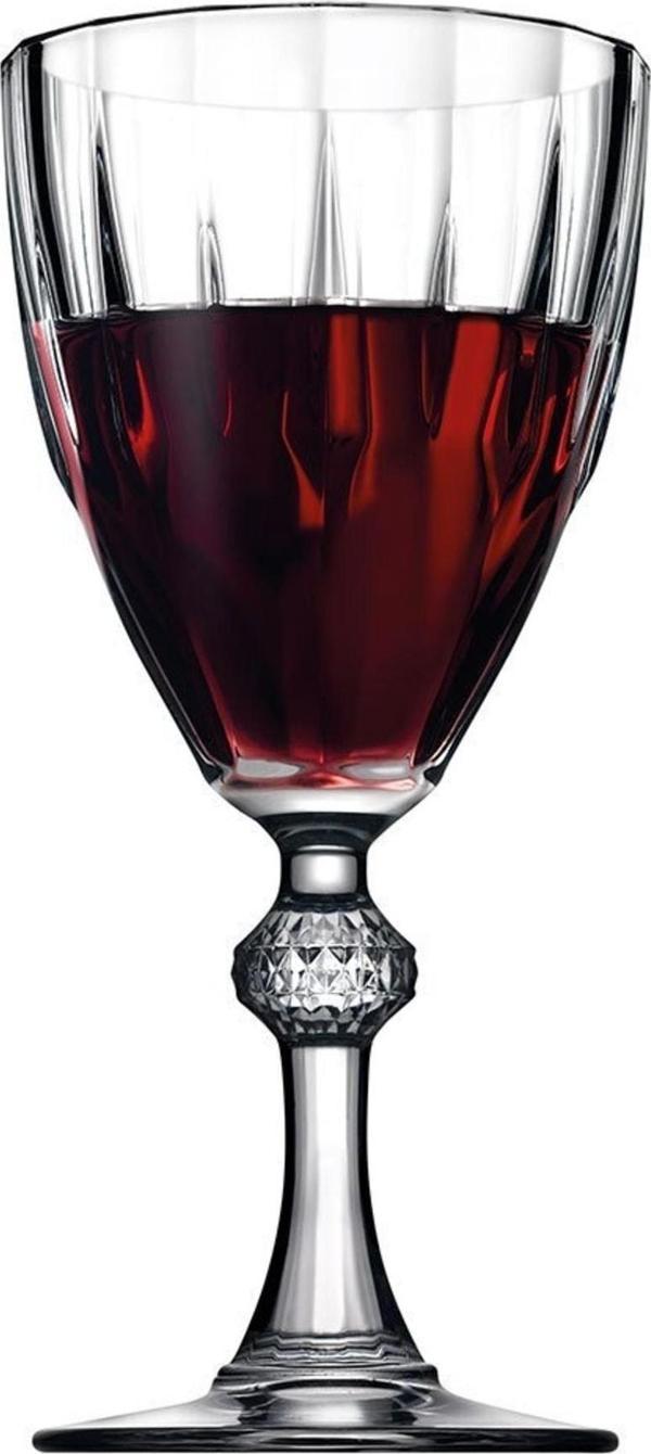 Paşabahçe 44767 diamond ayaklı su bardak - kadeh meşrubat bardağı 12 li - Image 1