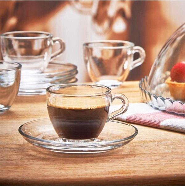 Paşabahçe 97948 basic cam çay fincanı - çay fincanı seti 12 parça - Image 1