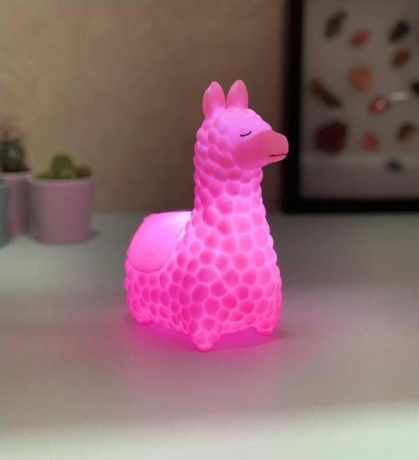 Mobgift 3D Silikon Lama Gece Lambası  - Image 1