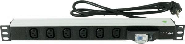 Canovate 1U 19 8xC13 Soket Tipi 16A Devre Kesicili 3x2,5mm2 1,5m PDU - Image 1